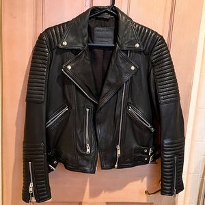 ALL SAINTS Leather Jacket NEW W/O Tags